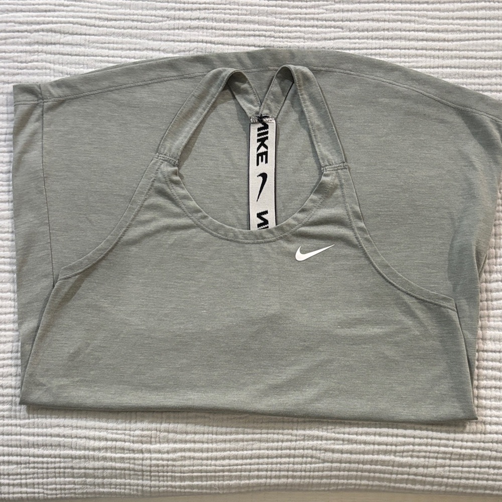 Nike Light Gray Racerback Tank